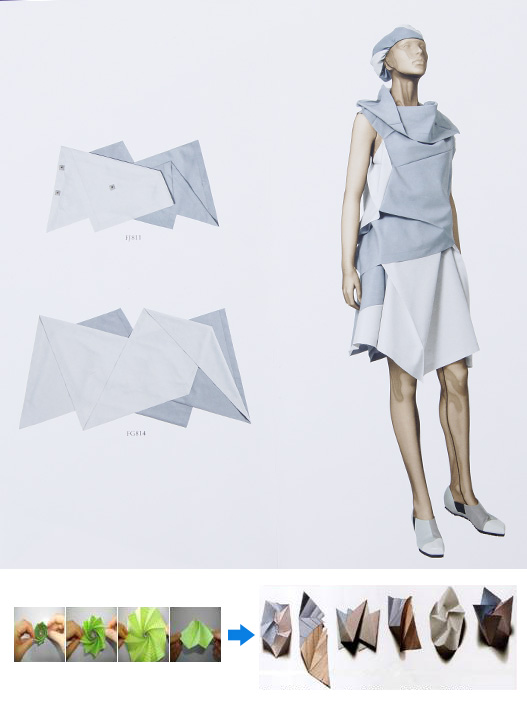 折り紙ドレス